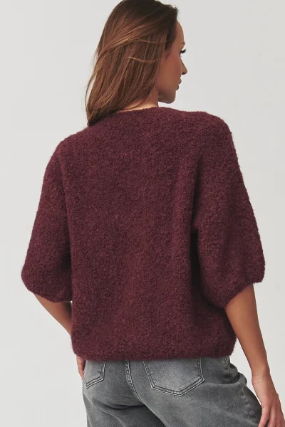 Dámský svetr C8 - bordó - Bordó