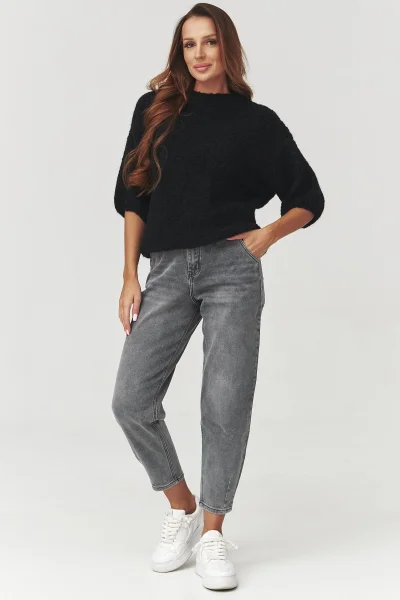 Dámský svetr C8 - černý - Černá