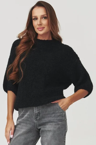 Dámský svetr C8 - černý - Černá