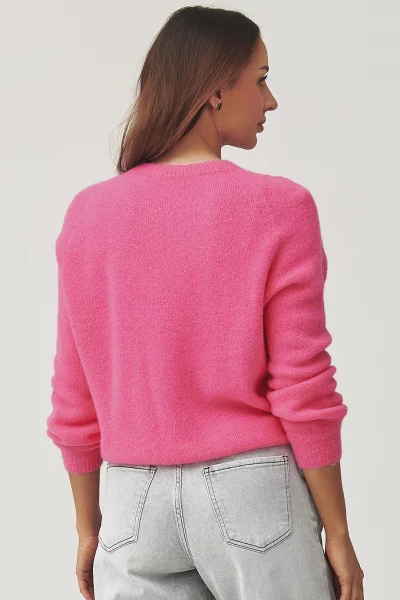 Dámský svetr C40 - růžová - Růžová