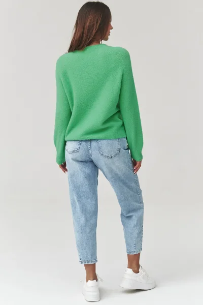 Dámský svetr C40 - zelená - Zelená