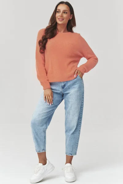 Dámský svetr C40 - korálová - Korálová