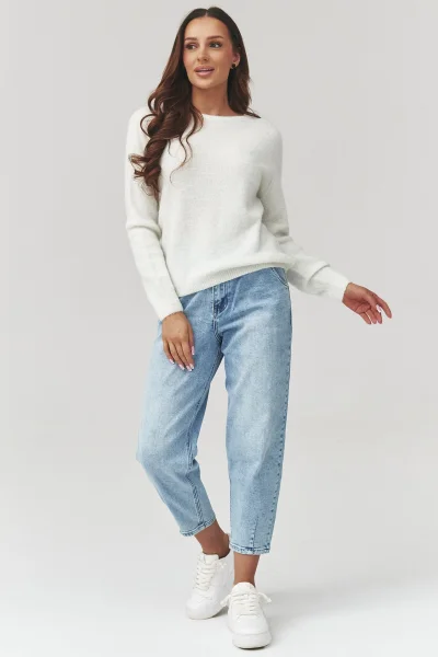 Dámský svetr C40 - ecru - Ecru