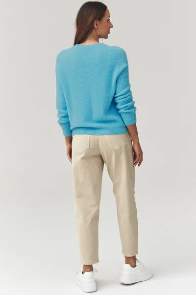 Dámský svetr C40 - sv. modrá - Světle modrá