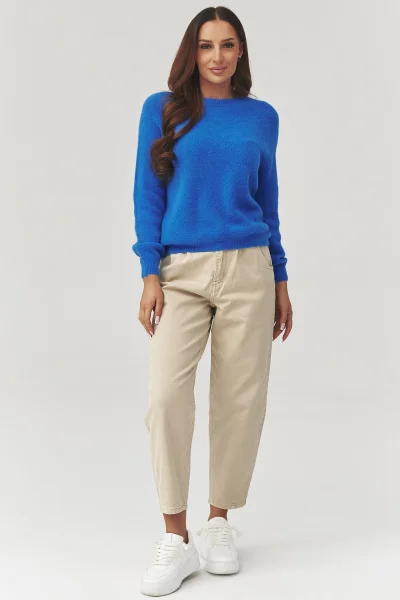 Dámský svetr C40 - modrá - Modrá