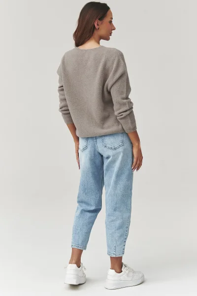 Dámský svetr C38 - mocca - Mocca