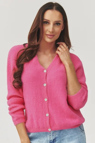 Dámský svetr C38 - růžový - Růžová