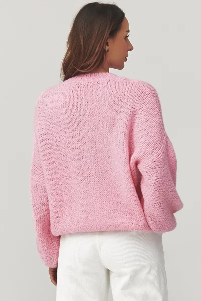 Dámský svetr C37 - sv. růžový - Světle růžová