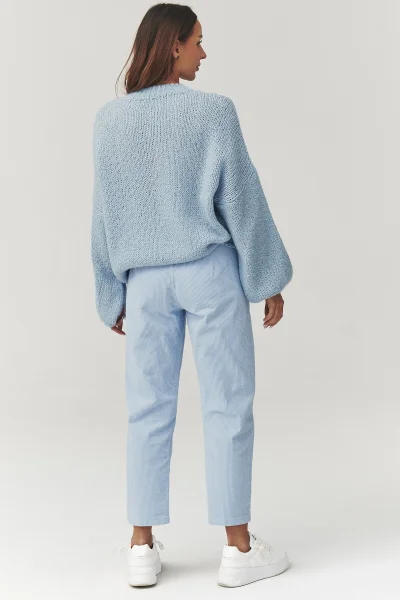 Dámský svetr C37 - sv. modrý - Světle modrá