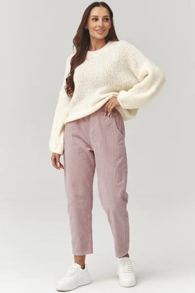 Dámský svetr C37 - ecru - Ecru