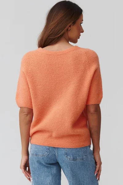 Dámský svetr C45 - korálový - Korálová