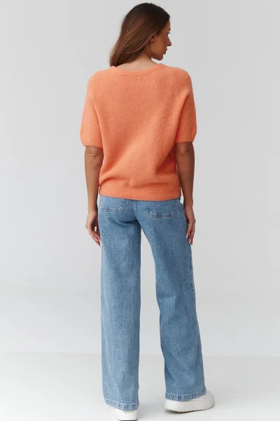 Dámský svetr C45 - korálový - Korálová