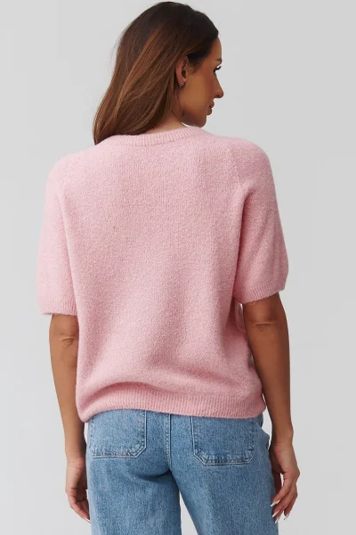 Dámský svetr C45 - sv. růžový - Světle růžová