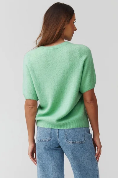 Dámský svetr C45 - zelený - Zelená