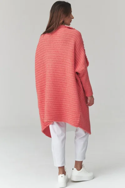 Dámský kardigan S173 - korálový - Korálová