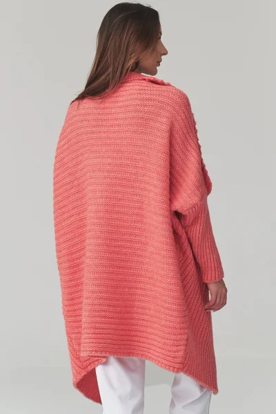 Dámský kardigan S173 - korálový - Korálová