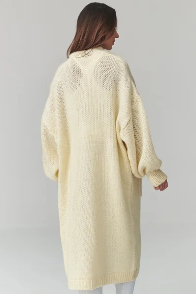 Dámský kardigan S172 - sv. žlutý - Světle žlutá