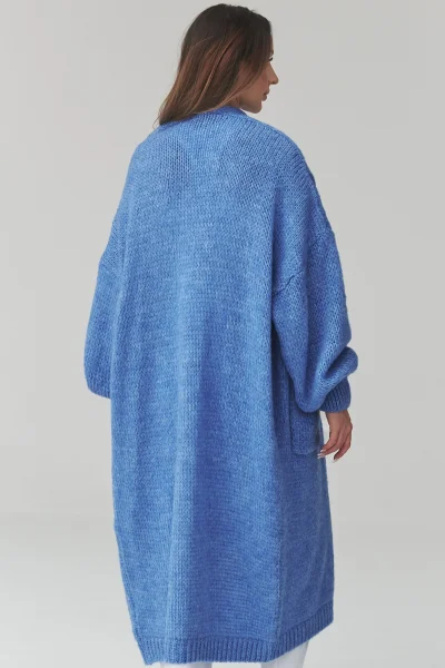 Dámský kardigan S172 - modrý - Modrá