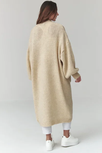 Dámský kardigan S172 - sv. béžový - Světle béžová