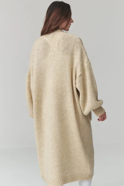 Dámský kardigan S172 - sv. béžový - Světle béžová