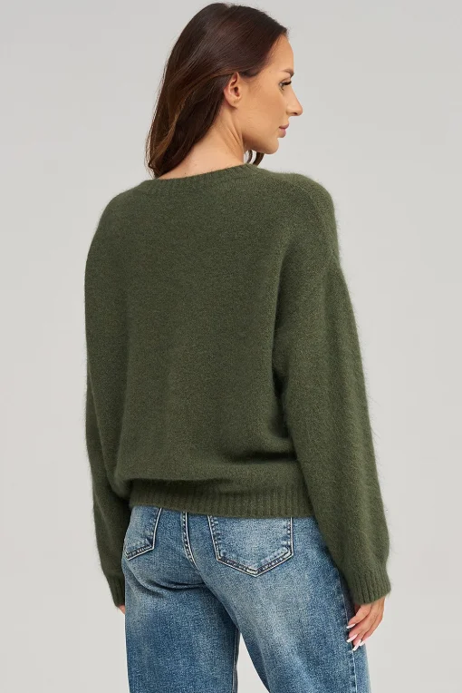 Dámský svetr C93 - khaki