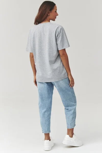 Dámské triko C41 - sv. šedé - Světle šedá