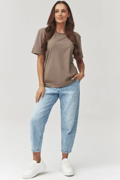 Dámské triko C41 - mocca - Mocca