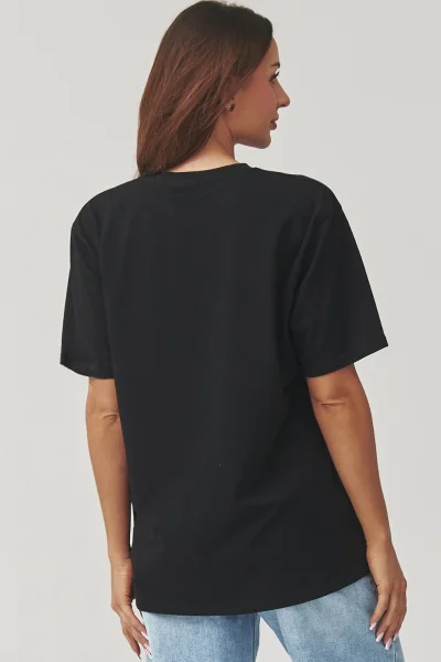 Dámské triko C41 - černé - Černá