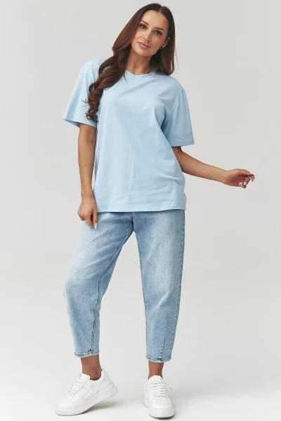 Dámské triko C41 - sv. modré - Světle modrá