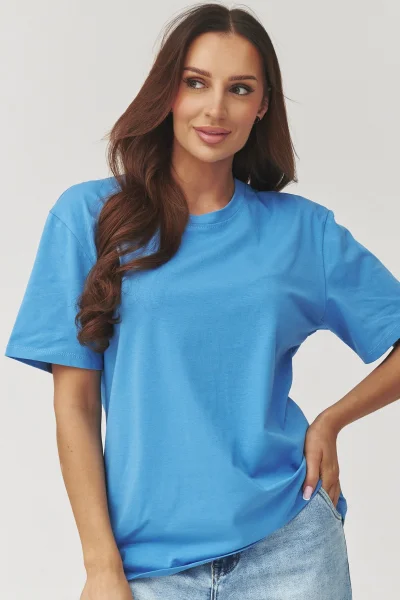 Dámské triko C41 - modré - Modrá