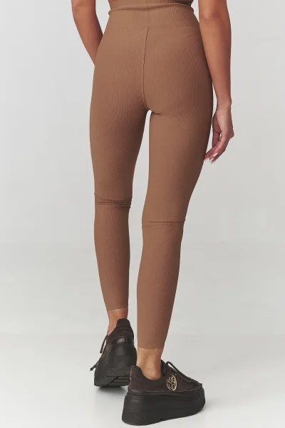 Legíny C30 - sv. hnědé - Světle hnědá