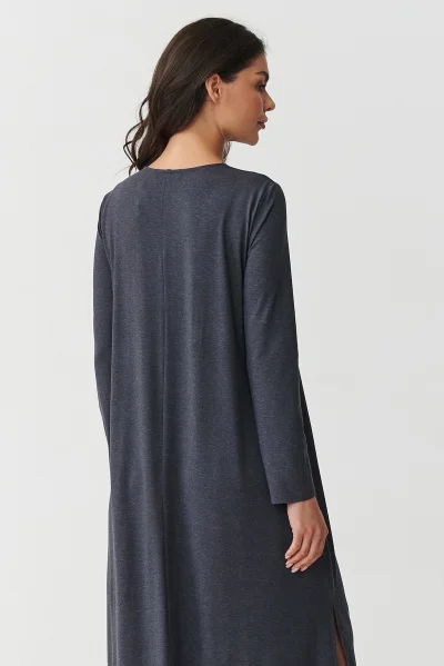 DARGRA Volnočasové šaty M895 tmavě šedé - Tmavě šedá