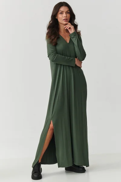 KHA Volnočasové šaty M895 khaki - Khaki