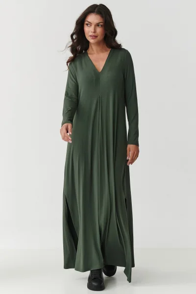 KHA Volnočasové šaty M895 khaki - Khaki