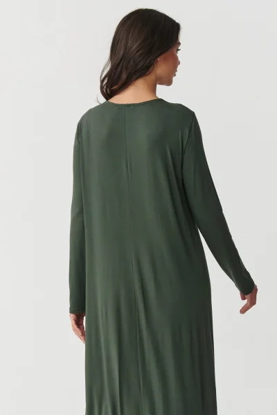 KHA Volnočasové šaty M895 khaki - Khaki