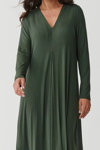 KHA Volnočasové šaty M895 khaki - Khaki