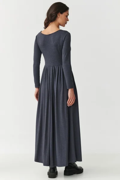 DARGRA Volnočasové šaty M896 tmavě šedé - Tmavě šedá