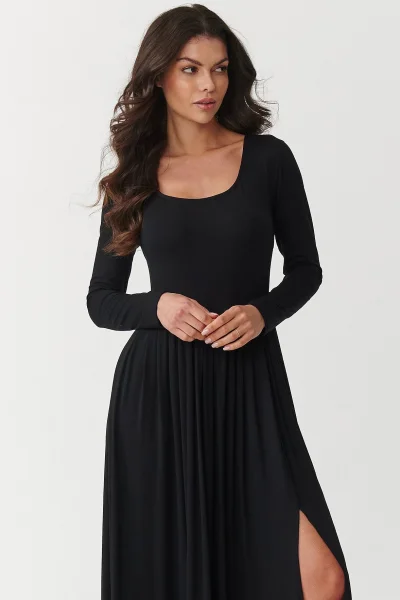 BLA Volnočasové šaty M896 černé - Černá