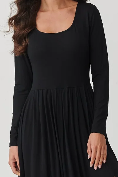 BLA Volnočasové šaty M896 černé - Černá