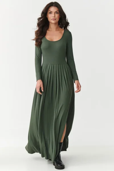 KHA Volnočasové šaty M896 khaki - Khaki