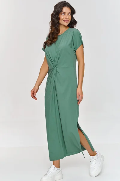 Volnočasové šaty M878 - zelené - Zelená
