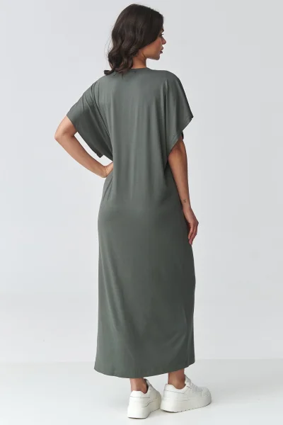 Volnočasové šaty M927 - khaki - Khaki
