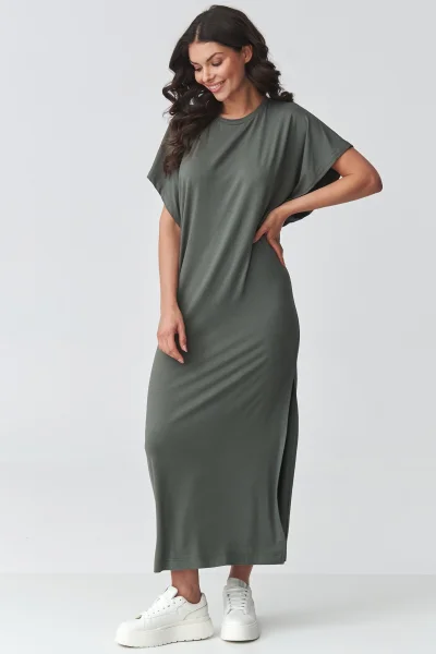 Volnočasové šaty M927 - khaki - Khaki