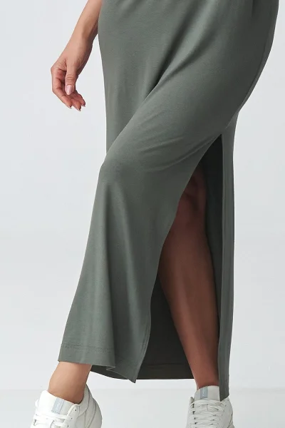Volnočasové šaty M927 - khaki - Khaki