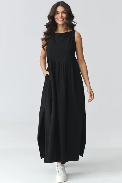 Volnočasové šaty M932 - černé - Černá