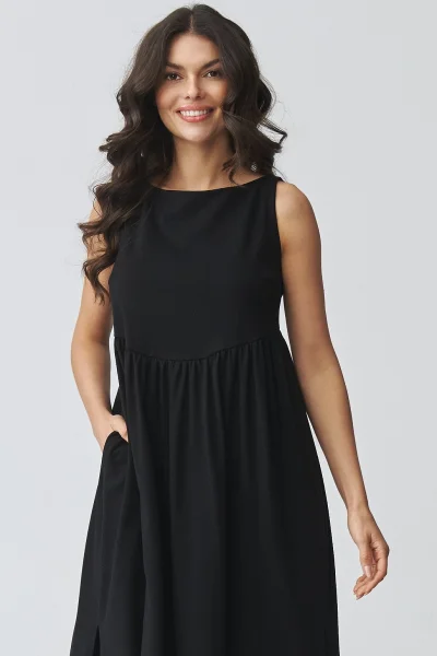 Volnočasové šaty M932 - černé - Černá