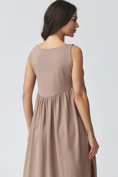 Volnočasové šaty M932 - mocca - Mocca