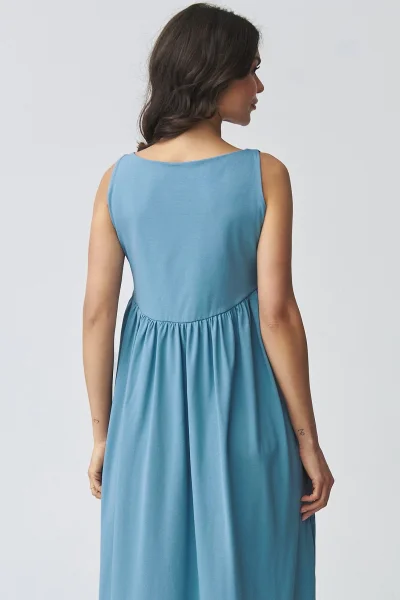 Volnočasové šaty M932 - modré - Modrá