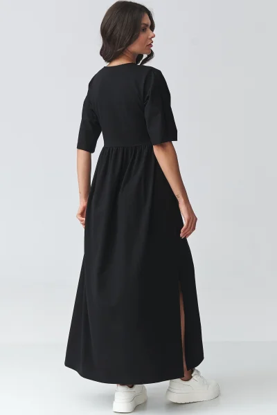 Volnočasové šaty M933 - černé - Černá
