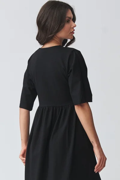 Volnočasové šaty M933 - černé - Černá